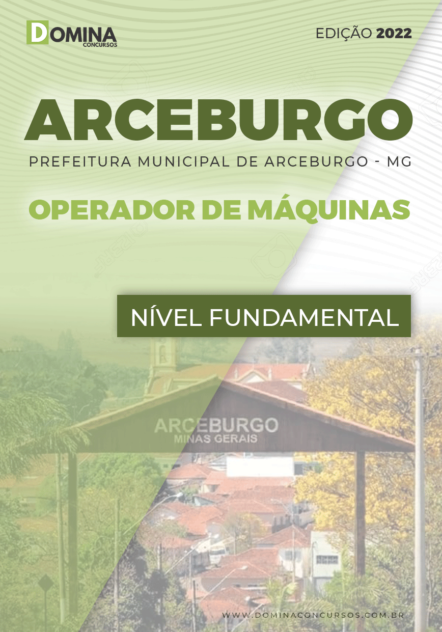 Apostila Pref Arceburgo MG 2022 Operador de Máquinas