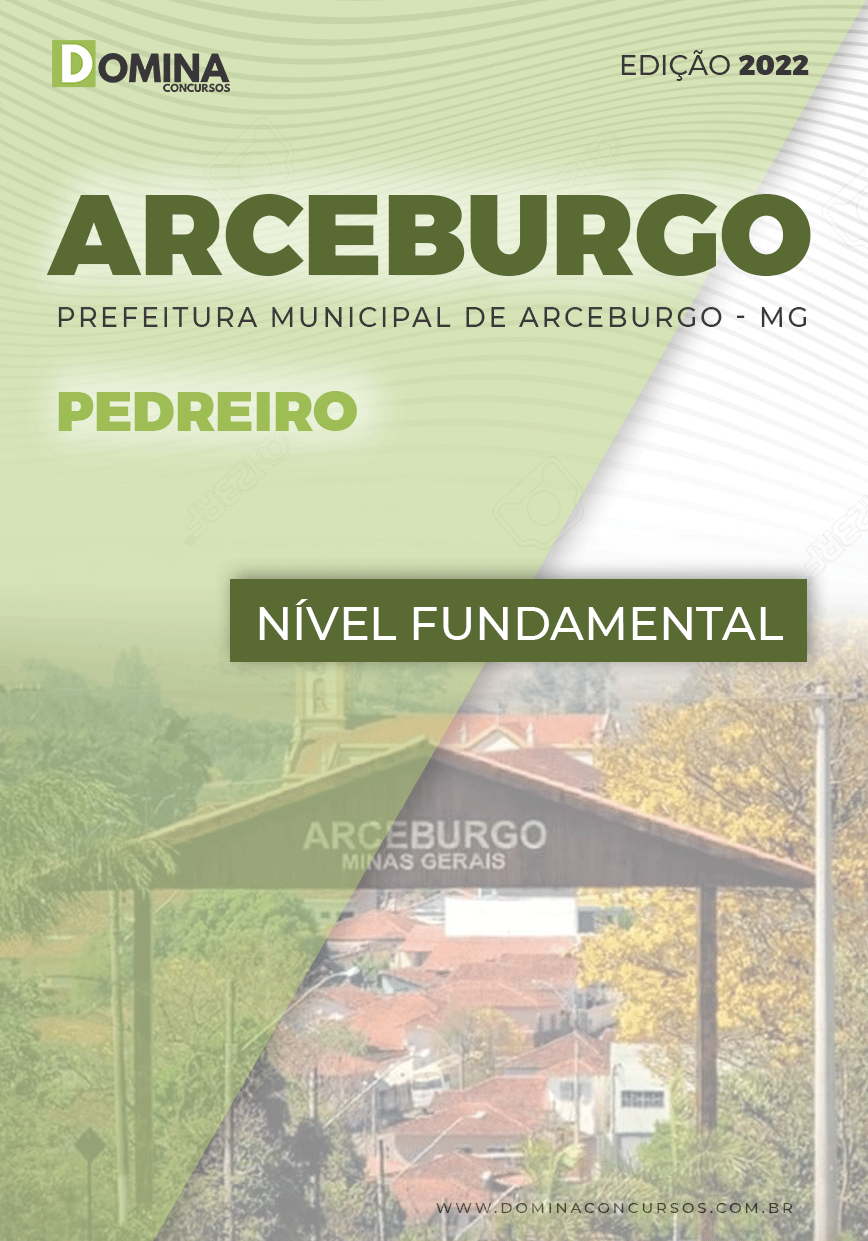 Apostila Concurso Pref Arceburgo MG 2022 Pedreiro