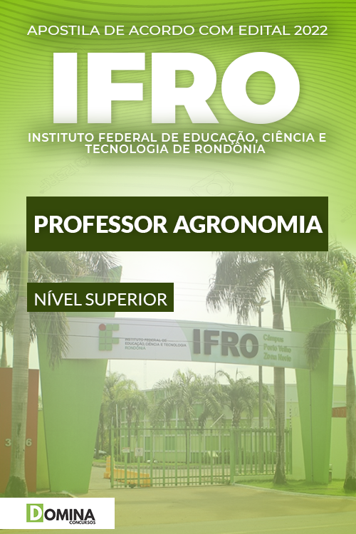 Apostila Concurso IFRO 2022 Professor Agronomia