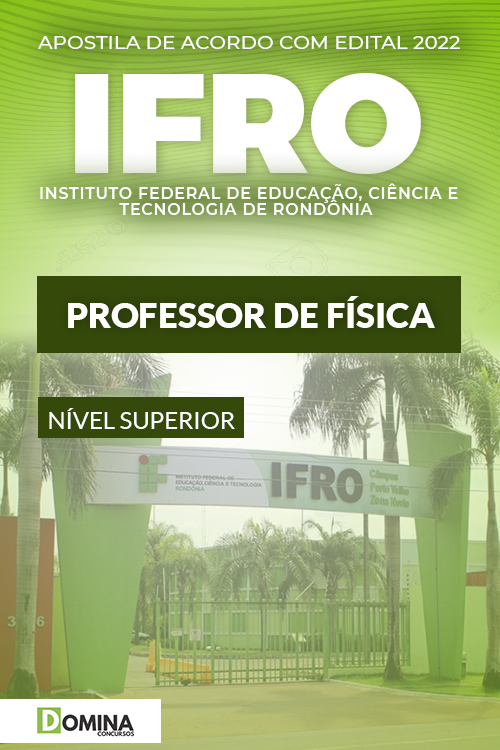 Download Apostila Concurso IFRO 2022 Professor de Física