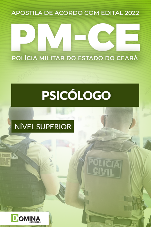 Apostila Concurso Polícia Militar PM CE 2022 Psicólogo