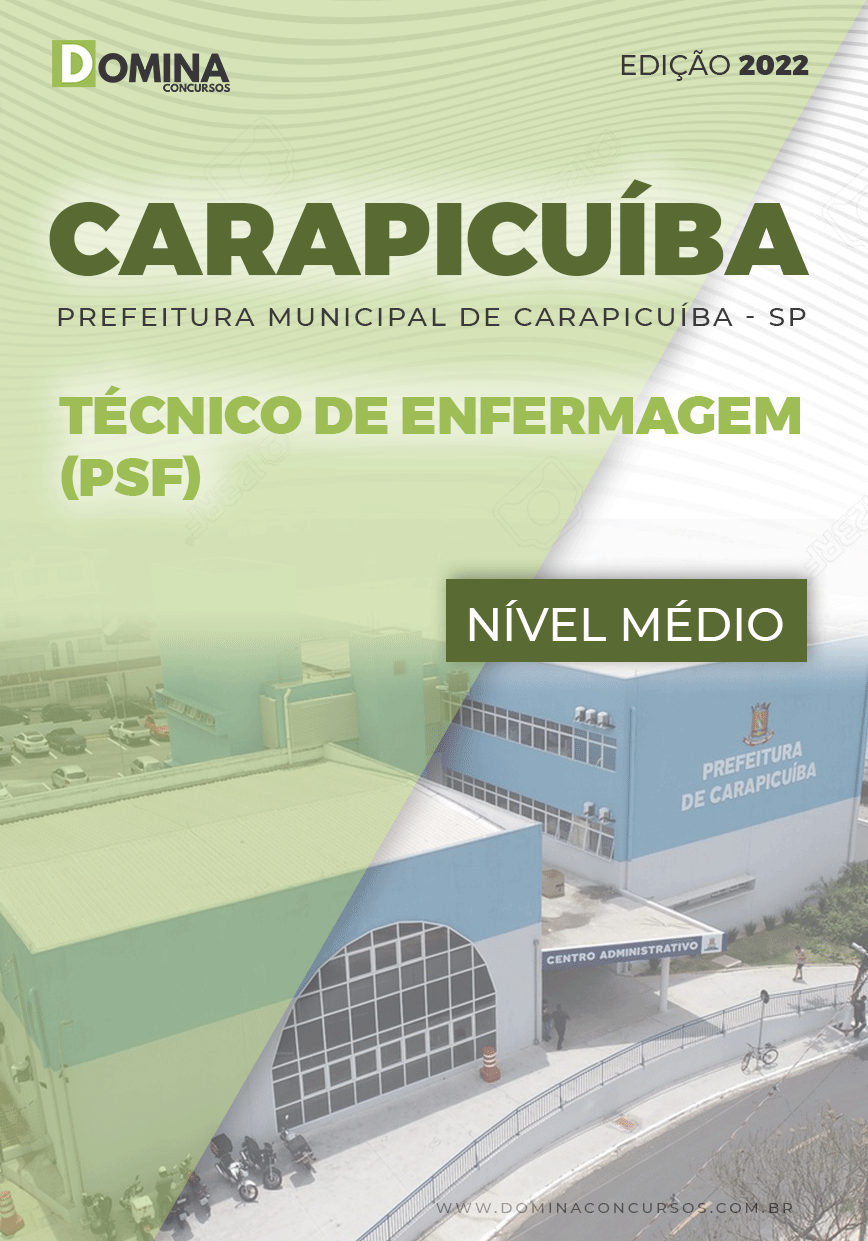 Apostila Prefeitura Carapicuíba SP 2022 Técnico de Enfermagem