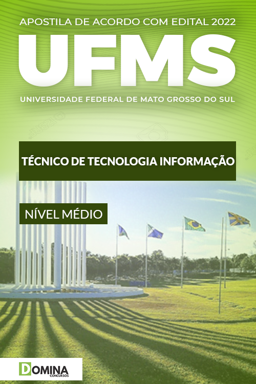 Apostila UFMS 2022 Técnico de Tecnologia da Informação