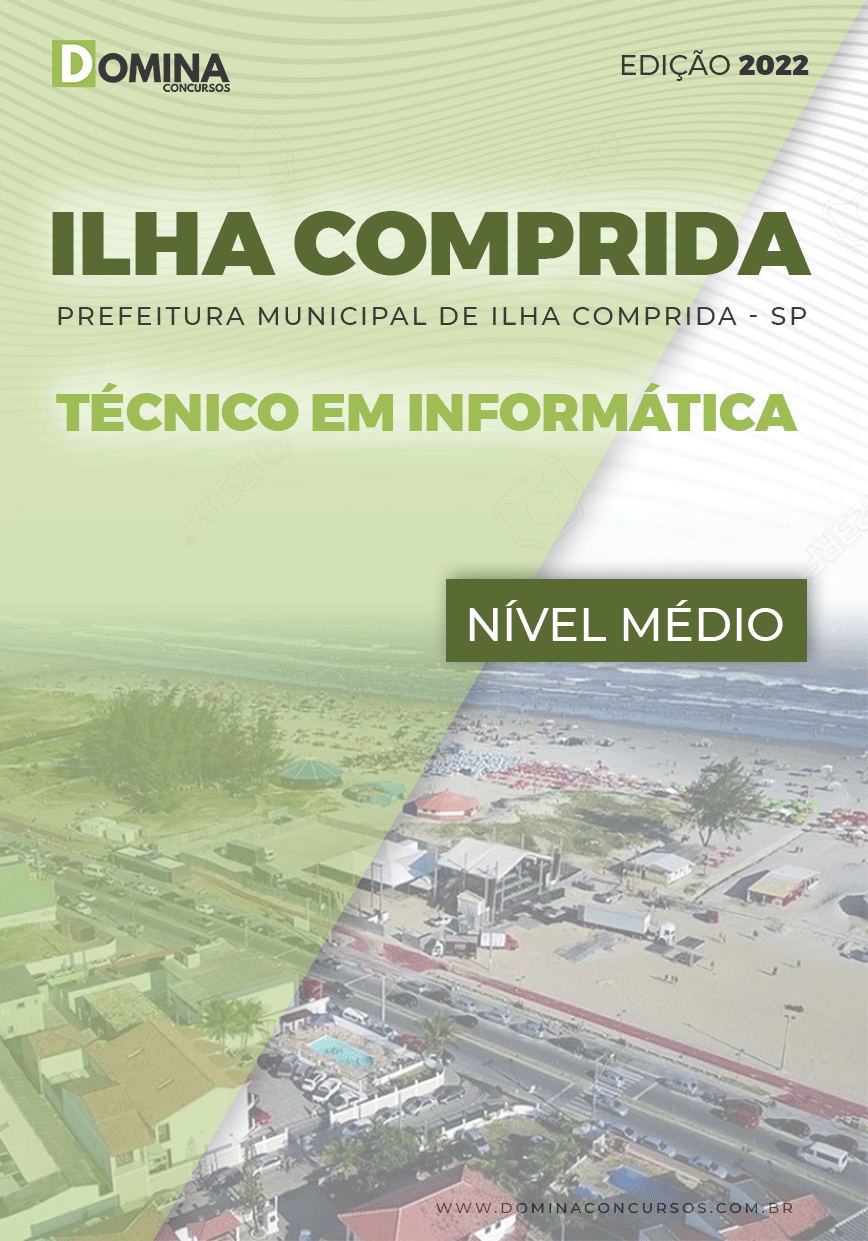 Apostila Pref Ilha Comprida SP 2022 Técnico Informática