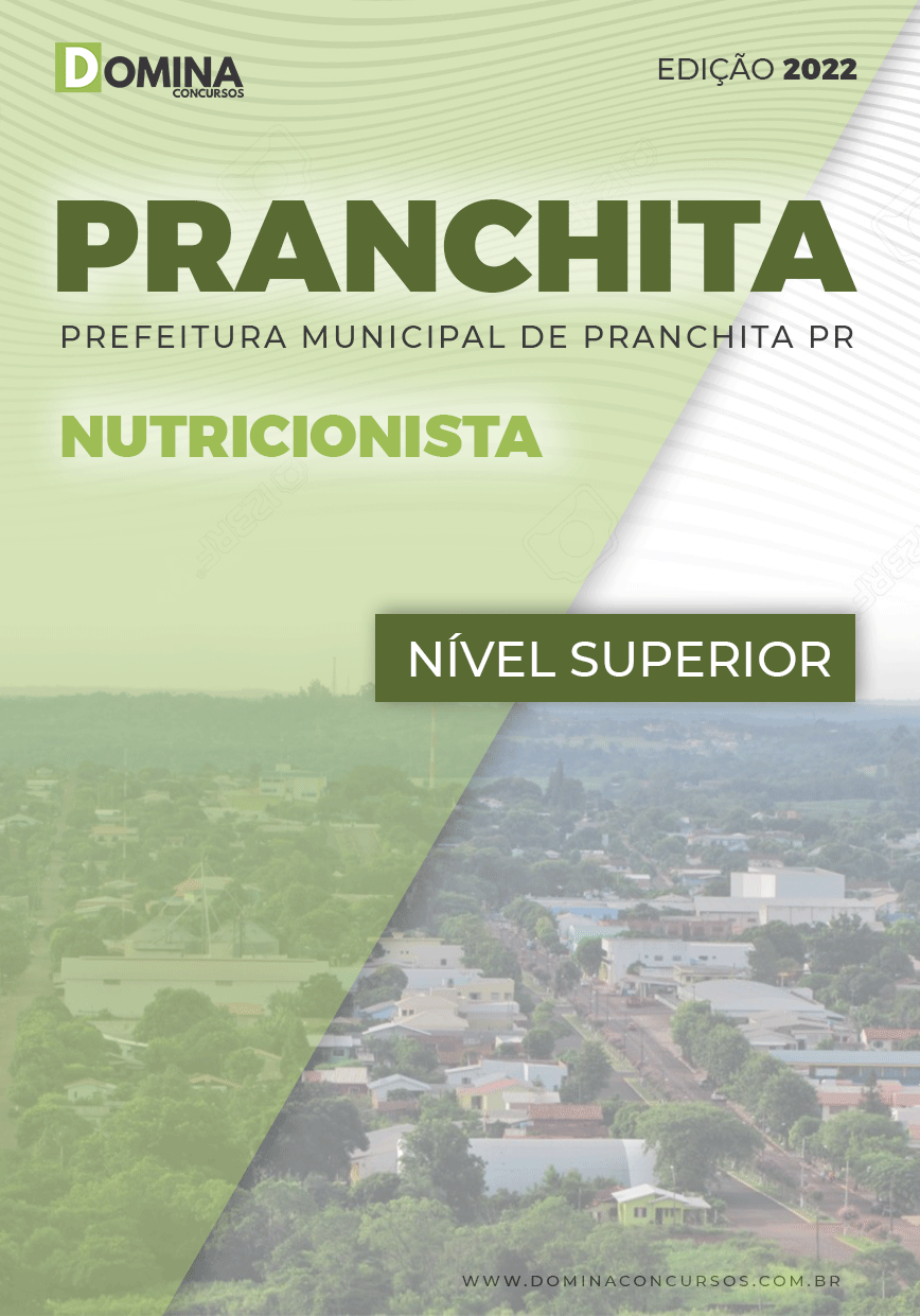 Apostila Concurso Pref Pranchita PR 2022 Nutricionista