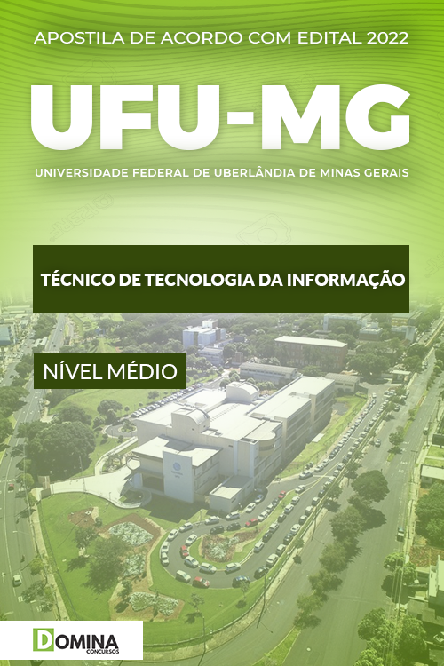 Apostila UFU MG 2022 Técnico de Tecnologia da Informação