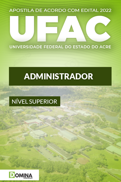 Download Apostila Concurso UFAC 2022 Administrador