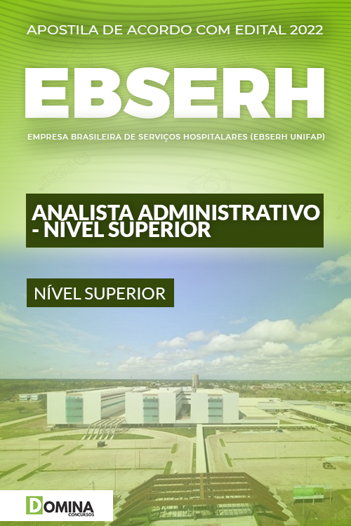 Apostila EBSERH 2022 Analista Administrativo Superior