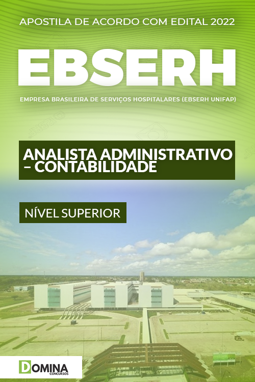 Apostila EBSERH 2022 Analista Administrativo Contabilidade