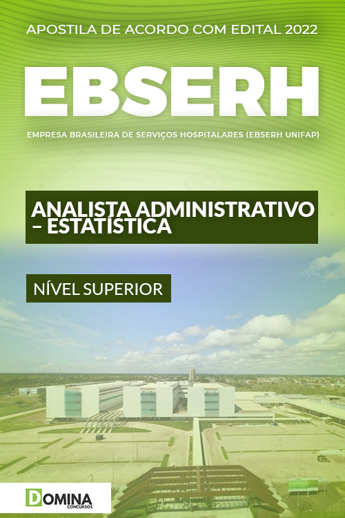 Apostila EBSERH 2022 Analista Administrativo Estatística