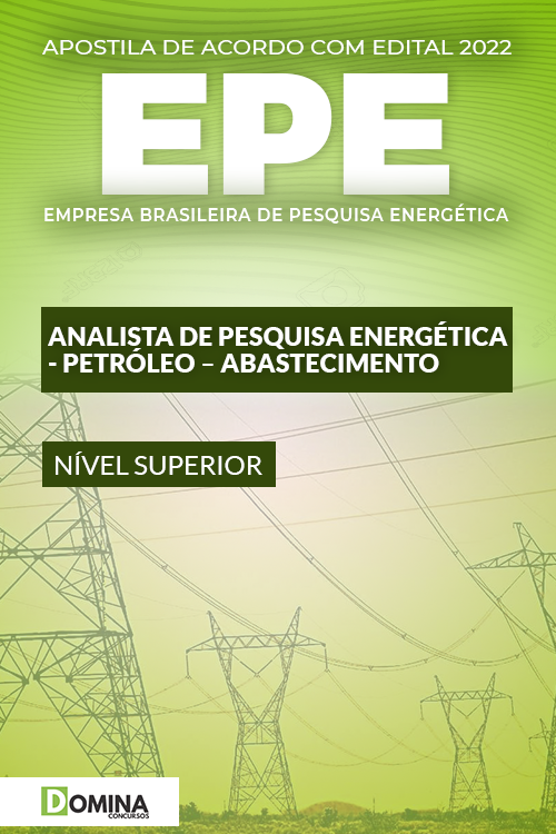 Apostila Concurso EPE 2022 Analista Petróleo Abastecimento