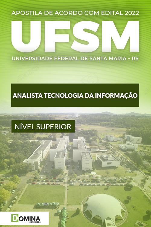 Apostila UFSM RS 2022 Analista de Tecnologia da Informação