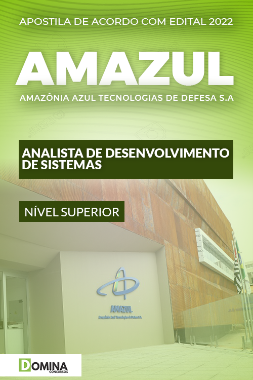 Apostila Amazul 2022 Analista Desenvolvimento Sistemas