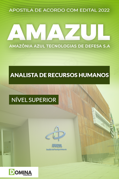 Apostila Amazul 2022 Analista de Recursos Humanos