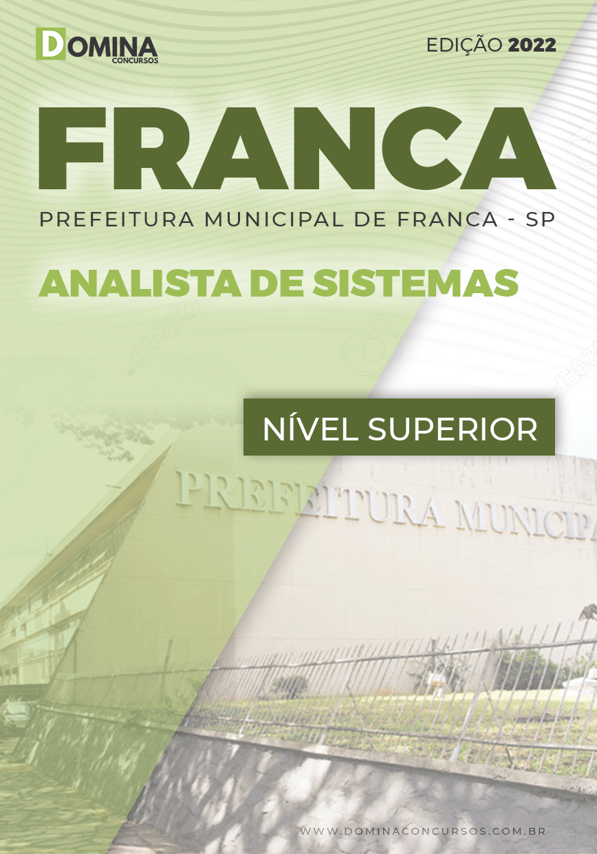 Apostila Concurso Franca SP 2022 Analista de Sistemas