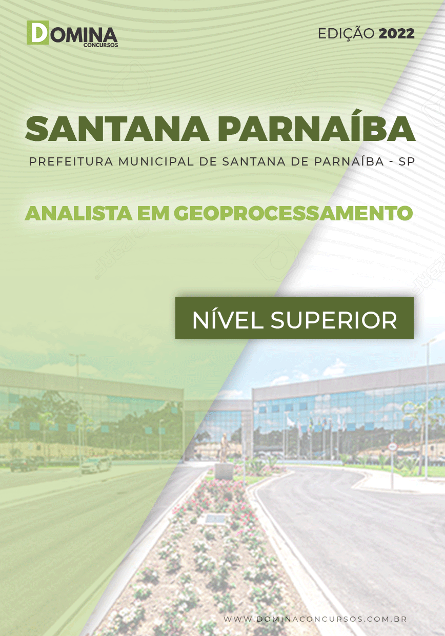 Apostila Santana de Parnaíba SP 2022 Analista Geoprocessamento