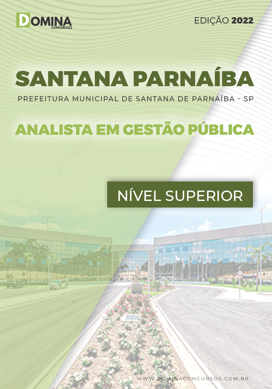 Apostila Santana de Parnaíba SP 2022 Analista Gestão Pública