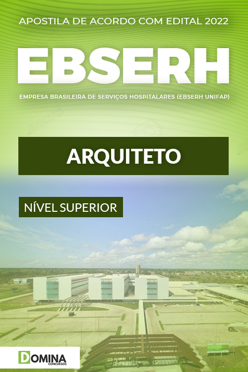 Download Apostila Concurso EBSERH 2022 Arquiteto