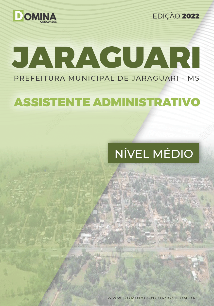 Apostila Concurso Pref Jaraguari MS 2022 Assistente Administrativo