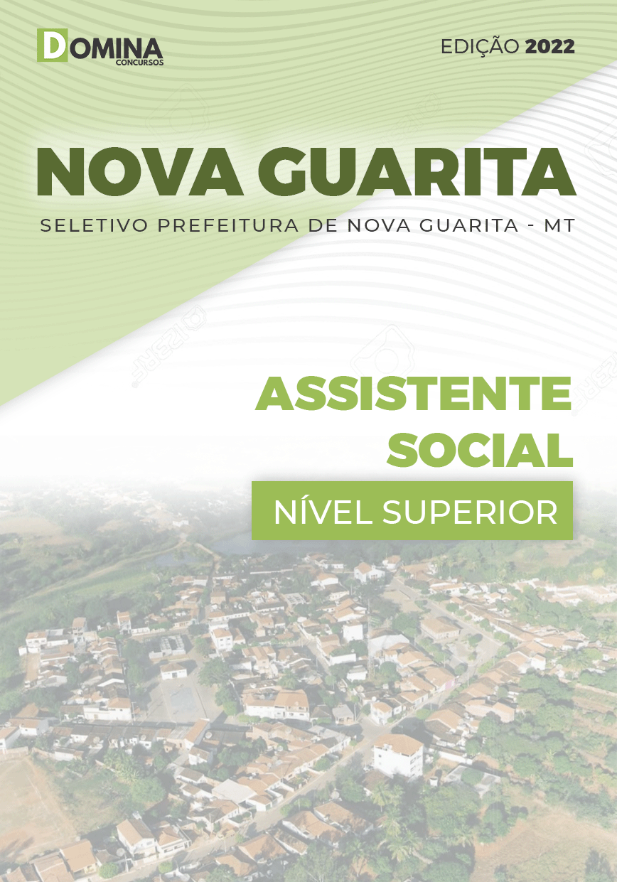 Apostila Seletivo Nova Guarita MT 2022 Assistente Social