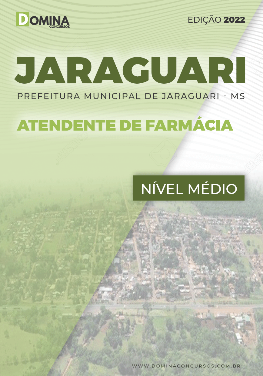 Apostila Concurso Pref Jaraguari MS 2022 Atendente de Farmácia