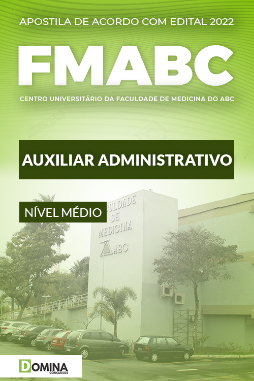 Apostila Concurso FMABC 2022 Auxiliar Administrativo