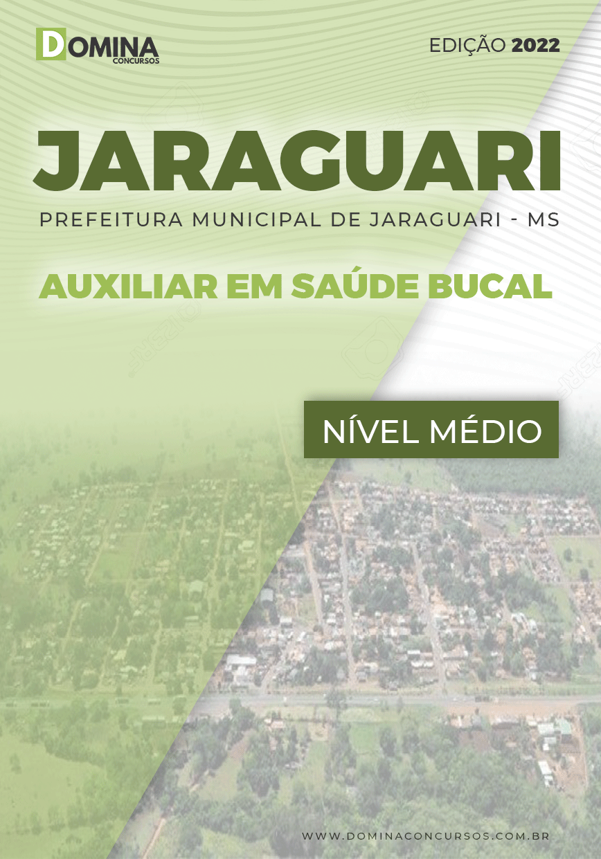 Apostila Concurso Pref Jaraguari MS 2022 Auxiliar de Saúde Bucal