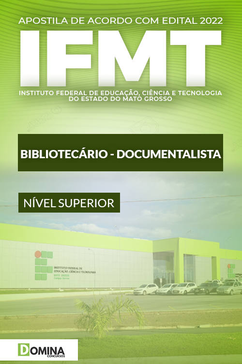 Apostila Concurso IFMT 2022 Bibliotecário Documentalista