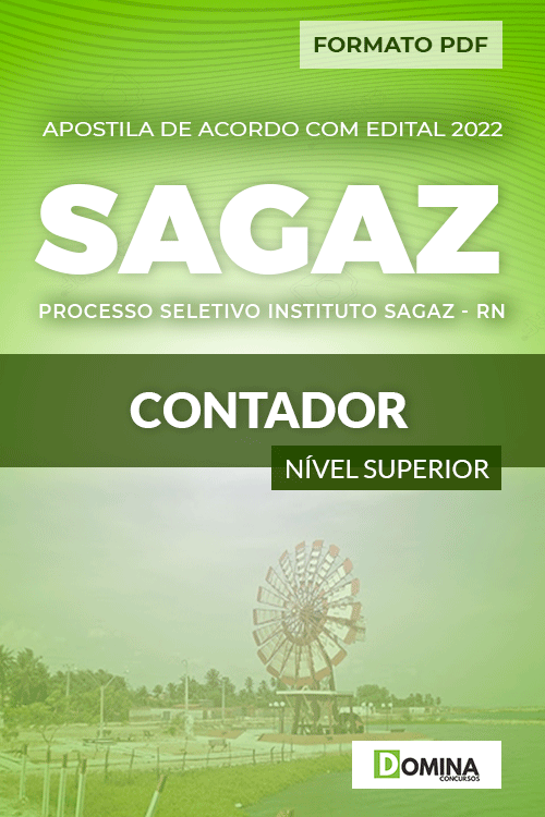 Apostila Seletivo Instituto SAGAZ RN 2022 Contador
