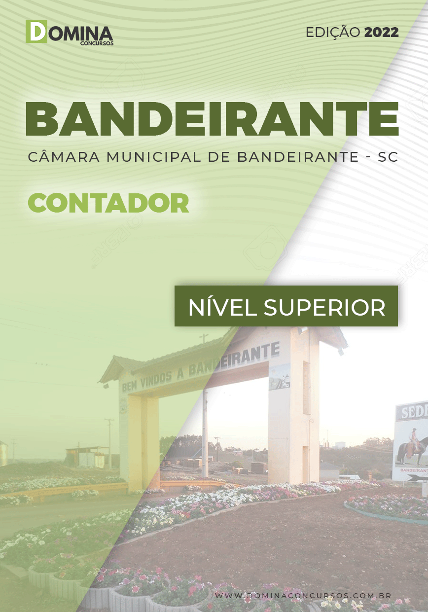 Download Apostila Câmara Bandeirante SC 2022 Contador