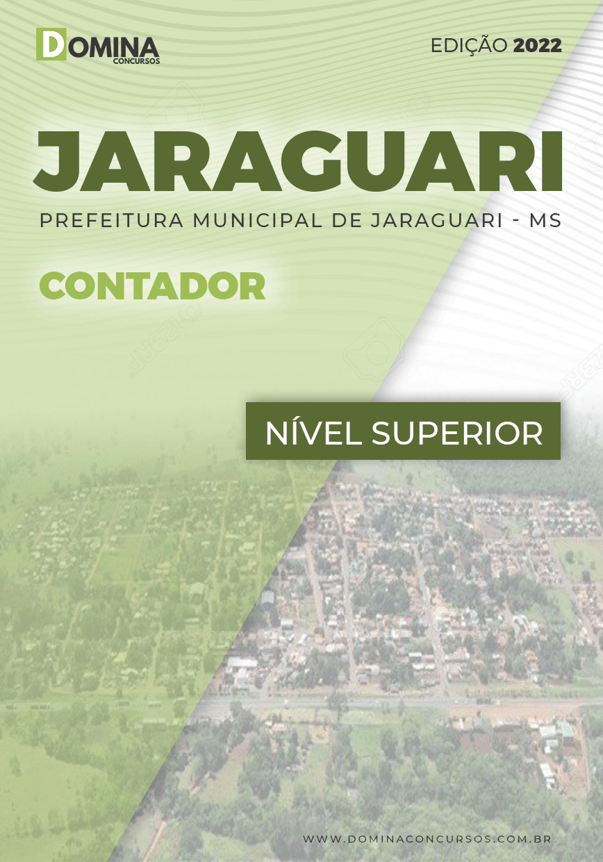 Apostila Concurso Pref Jaraguari MS 2022 Contador