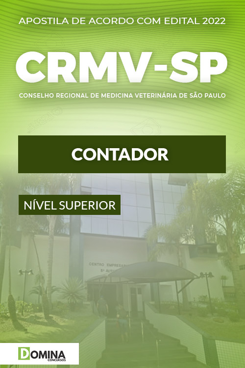 Download Apostila Concurso CRMV SP 2022 Contador