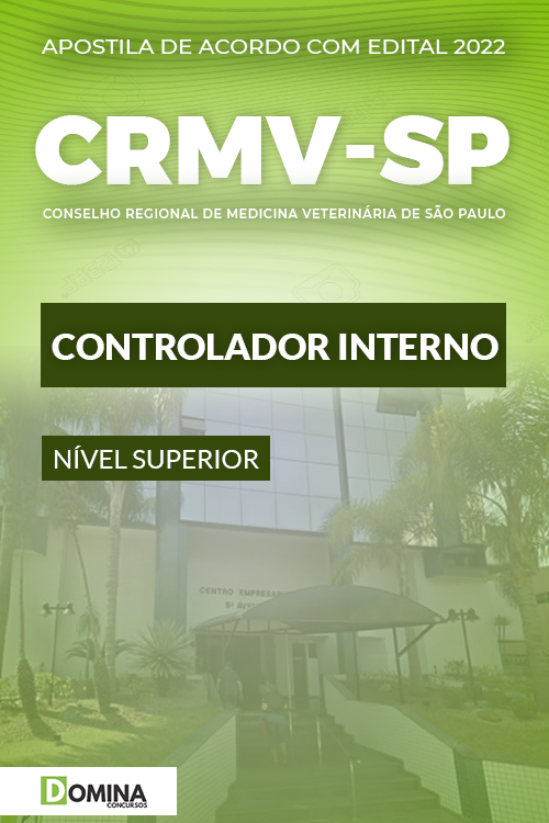 Apostila Concurso CRMV SP 2022 Controlador Interno