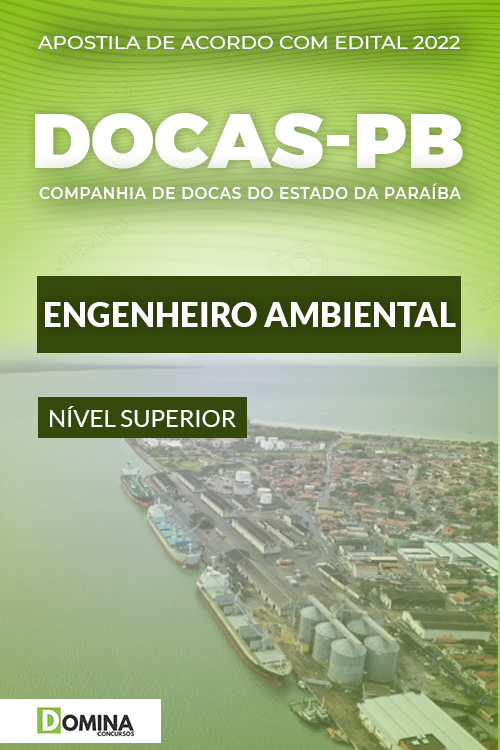 Apostila Concurso Docas PB 2022 Engenheiro Ambiental
