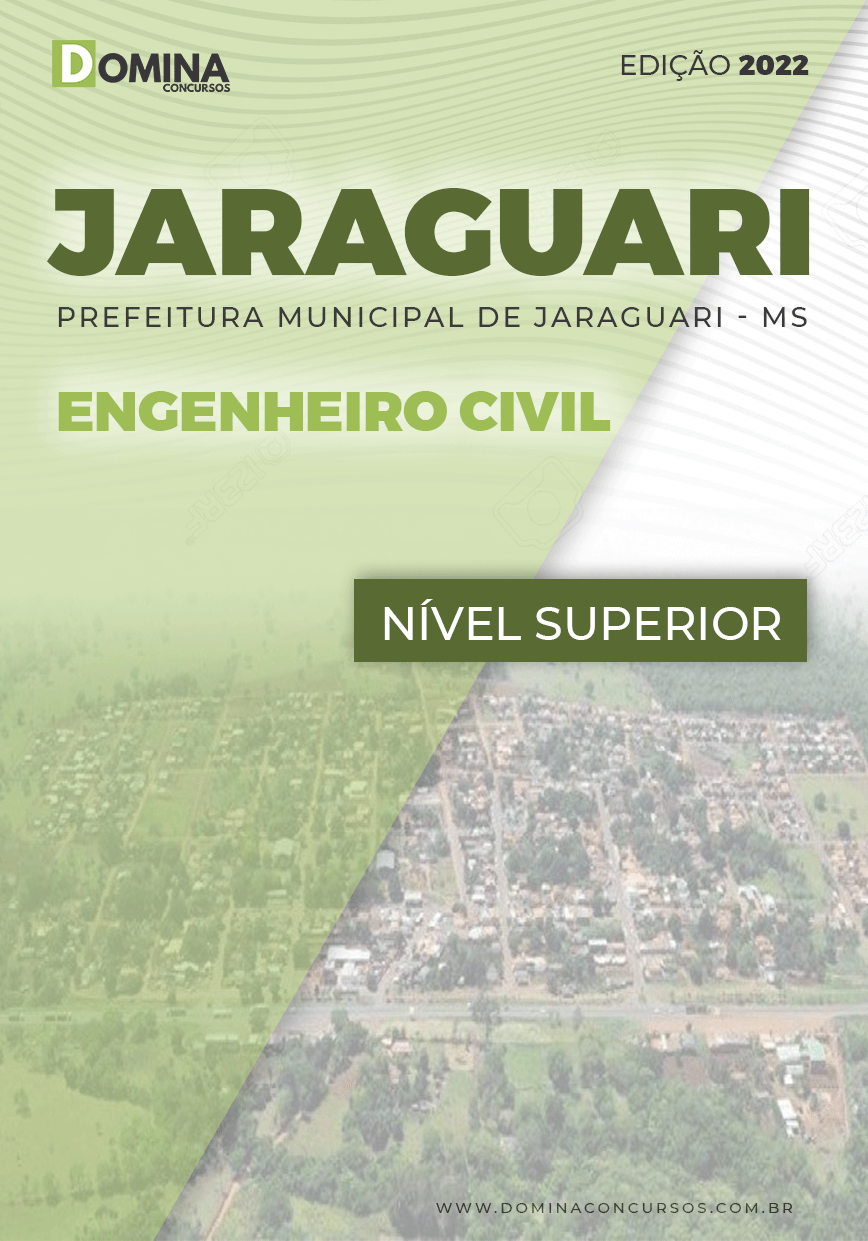 Apostila Concurso Pref Jaraguari MS 2022 Engenheiro Civil