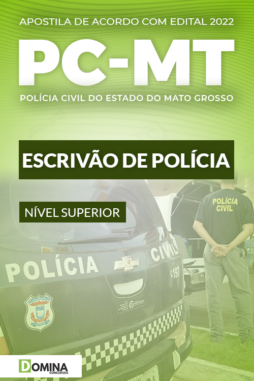 Download Apostila Concurso PC MT 2022 Escrivão