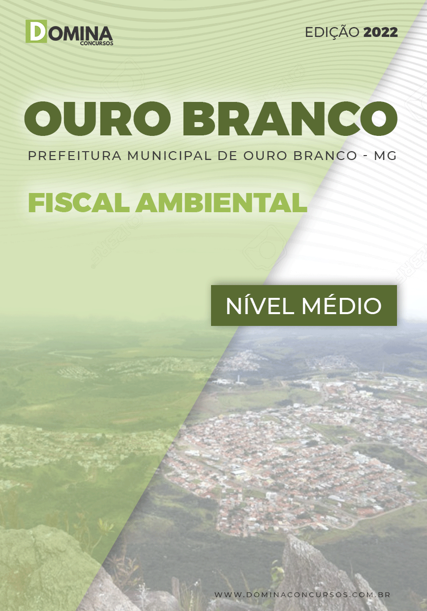 Apostila Pref. Ouro Branco MG 2022 Fiscal Ambiental