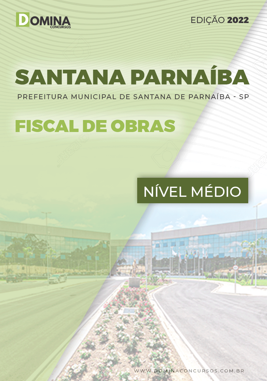Apostila Santana de Parnaíba SP 2022 Fiscal de Obras