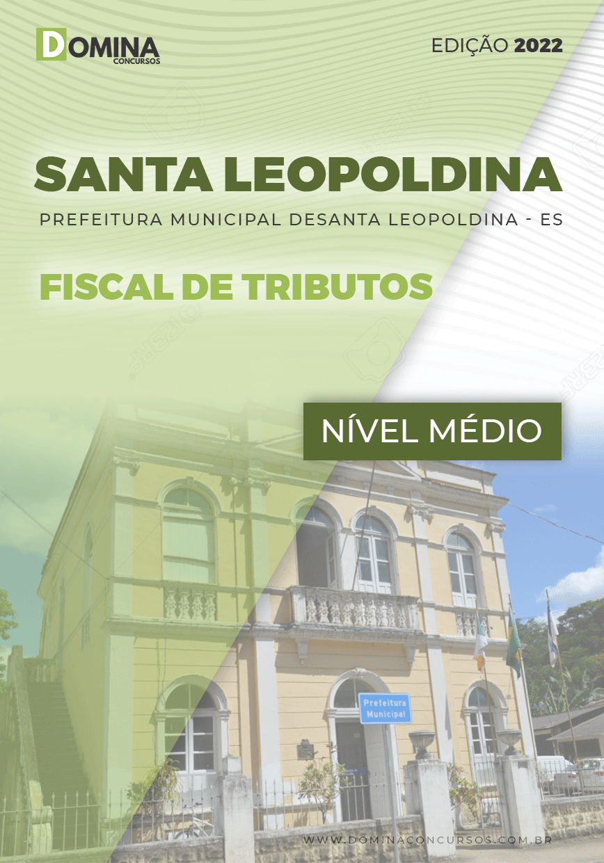 Apostila Pref Santa Leopoldina ES 2022 Fiscal de tributos