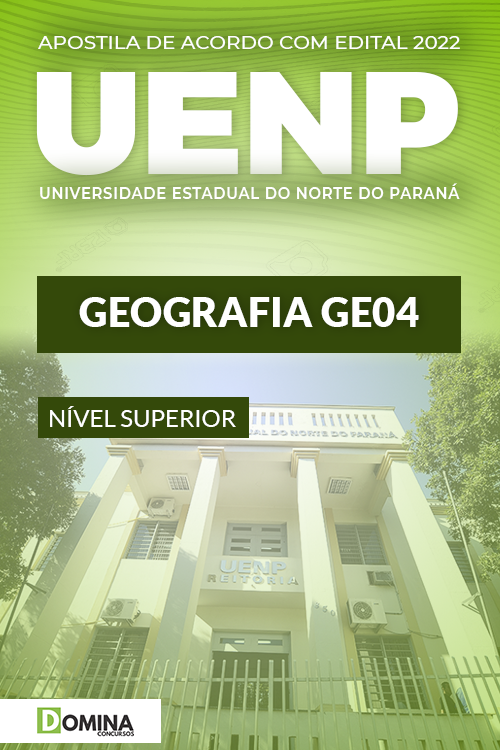 Apostila Concurso UENP PR 2022 Geografia GE04