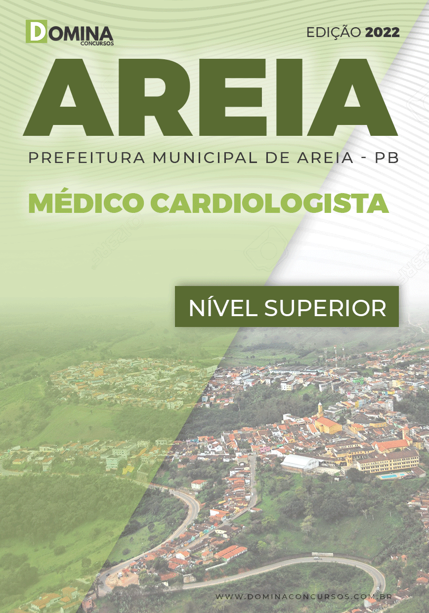 Apostila Digital Prefeitura Areia PB 2022 Médico Cardiologista