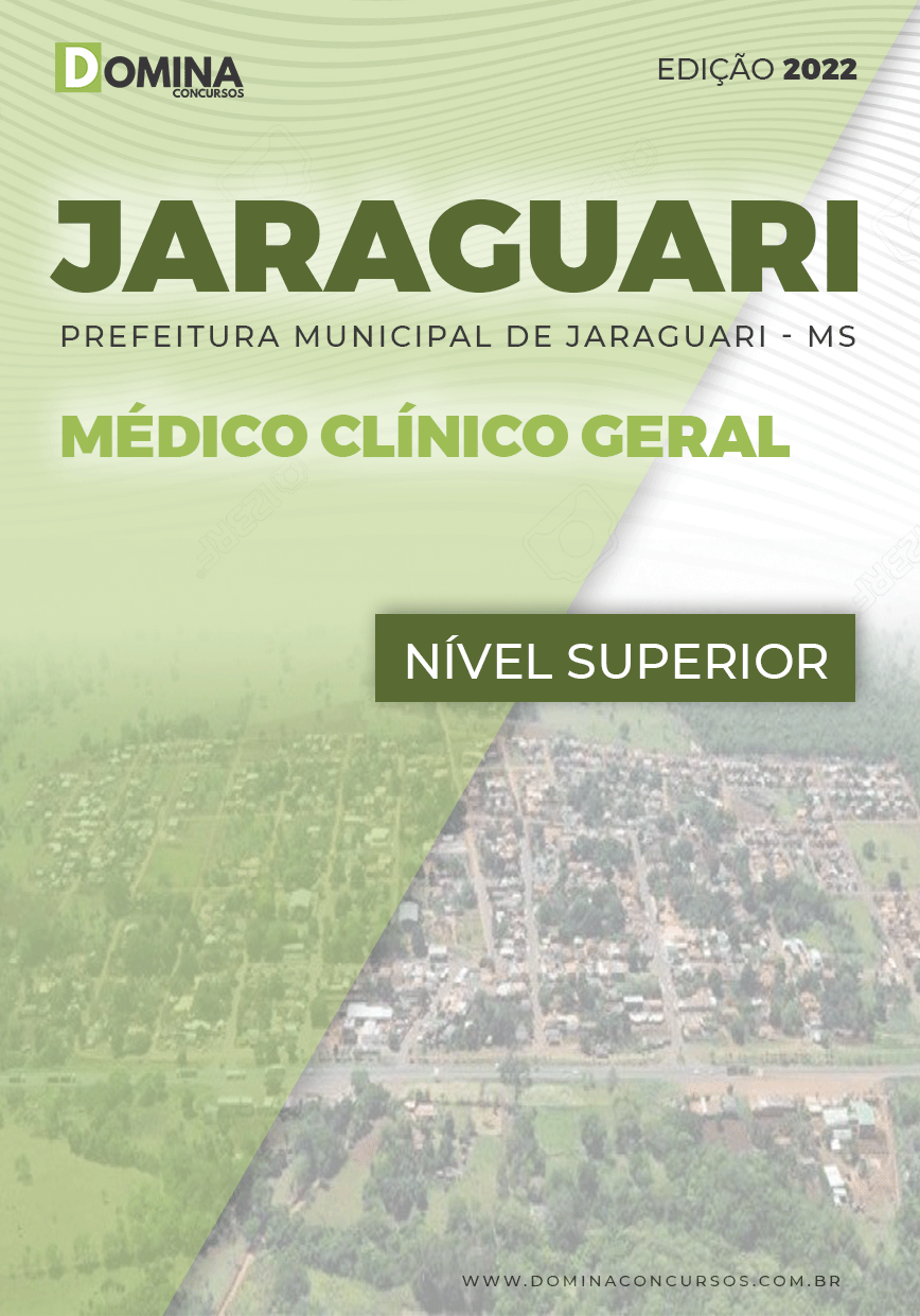 Apostila Concurso Pref Jaraguari MS 2022 Médico Clínico Geral