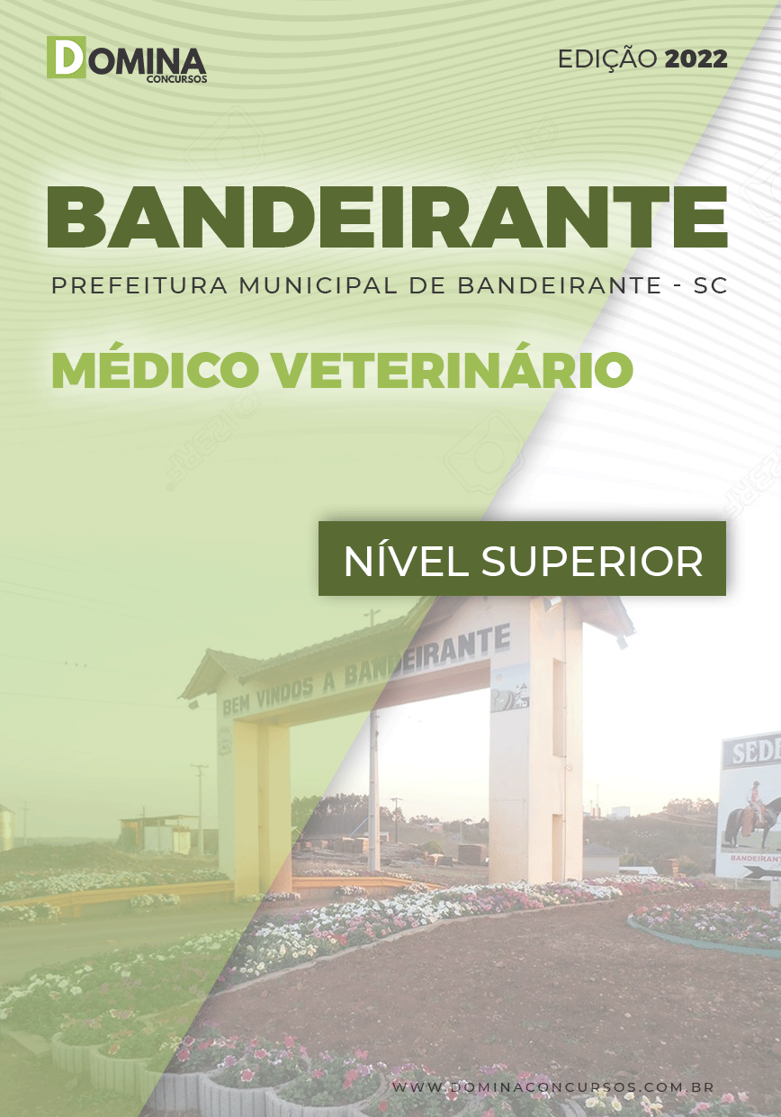 Apostila Pref Bandeirante SC 2022 Médico Veterinário