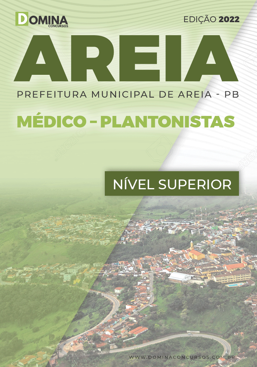 Apostila Digital Prefeitura Areia PB 2022 Médico Plantonistas