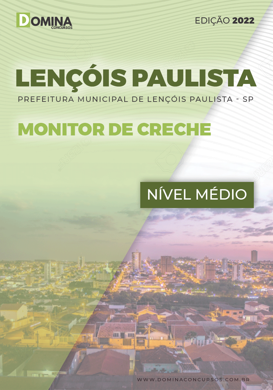 Apostila Lençóis Paulista SP 2020 Monitor de Creche