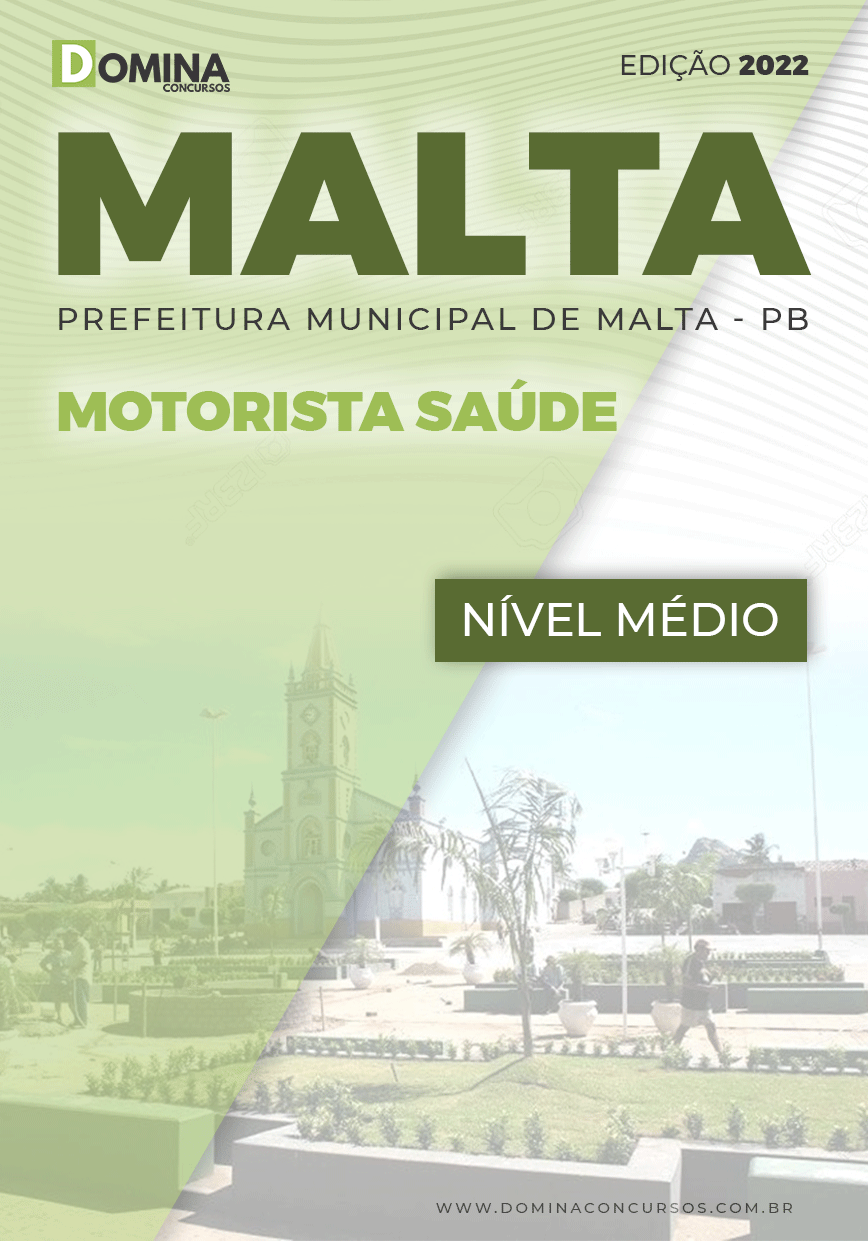 Apostila Prefeitura Malta PB 2022 Motorista Saúde