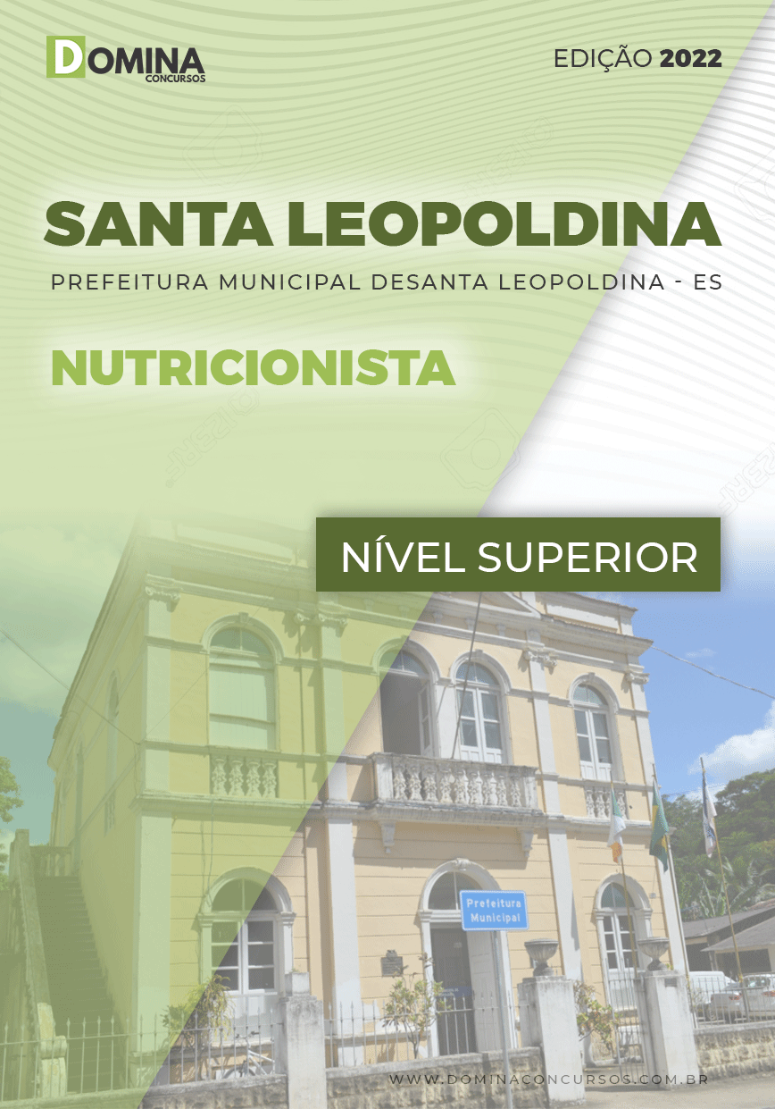 Apostila Concurso Pref Santa Leopoldina ES 2022 Nutricionista