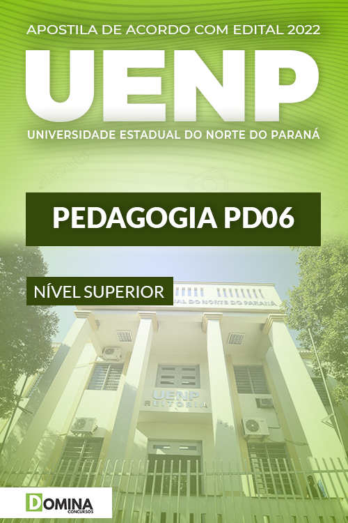 Download Apostila Concurso UENP PR 2022 Pedagogia PD06