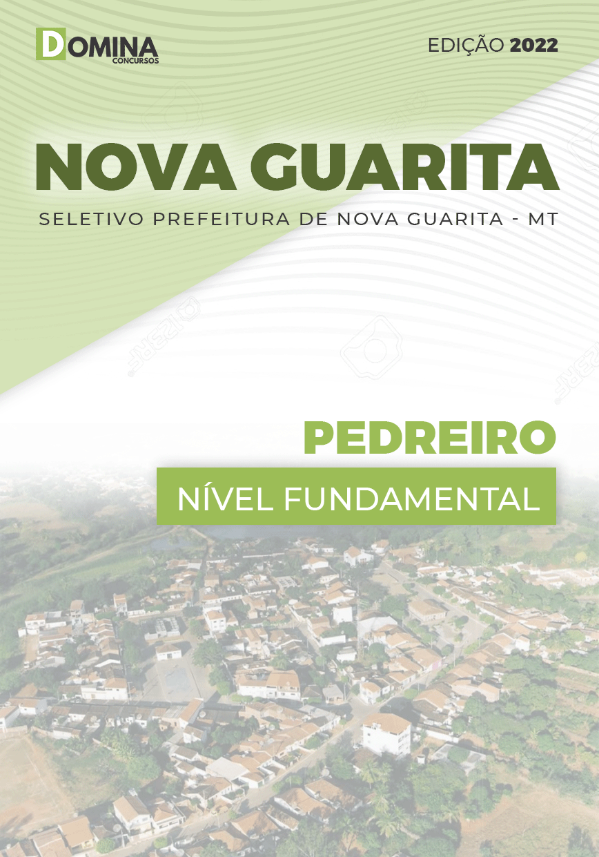 Download Apostila Seletivo Nova Guarita MT 2022 Pedreiro