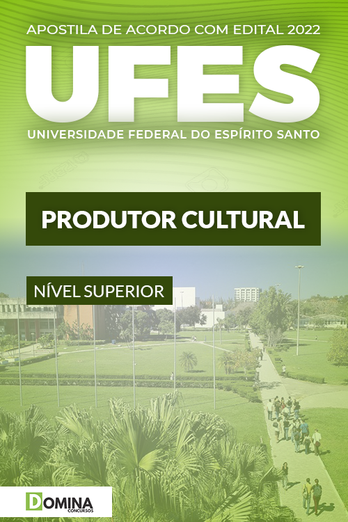 Apostila Digital Concurso UFES 2022 Produtor Cultural